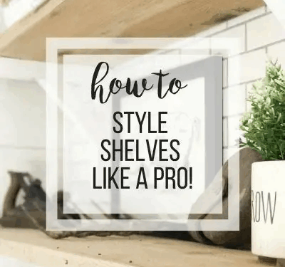 How to Style Shelves Like a Professional Designer